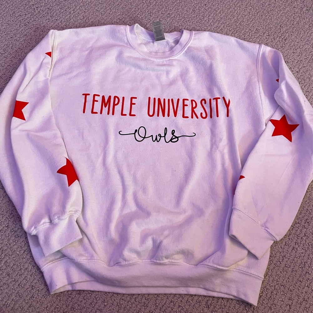 Collegiate Temple university sweatshirt